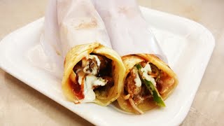 Chicken Paratha roll / Tasty Porotta Roll Recipe