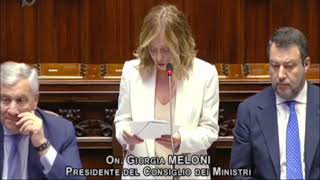 GIORGIA MELONI: Intervento integrale alla Camera dei Deputati per il consiglio europeo del 27-28