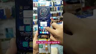 cara tes lcd baru Realme 8i