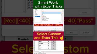 Custom number formatting 😱🔥😲| excel for fresher #excel #exceltips #data #exceltutorial #shorts