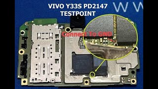 How to unlock vivo Y33s pd2147 pin lock and frp lock with cm2 with test point