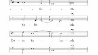 Sanctus & Benedictus - Byrd, Mass for 4 Voices