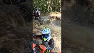 KTM XCW 150 2T 2017 podjazd