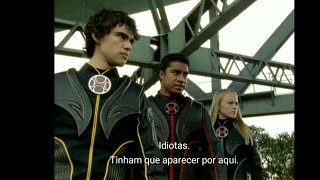 Dino Thunder vs Ninja Storm (2ª Luta dublado PT-BR) - Power Rangers Dino Thunder