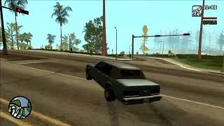 GTA SA Driving while Black Dog (Remaster) playing