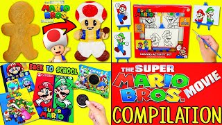 Super Mario Bros Movie Compilation with Luigi, Princess Peach, Toad, Bowser