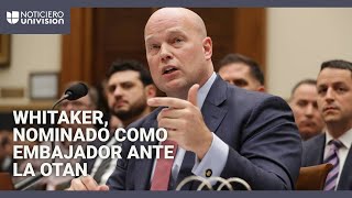 Donald Trump nomina a Matthew Whitaker como embajador de Estados Unidos ante la OTAN