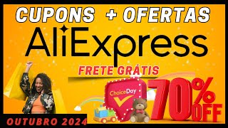 Aliexpress Cupom Outubro 2024/Aliexpress Cupom Frete Grátis /Aliexpress cupom de Desconto