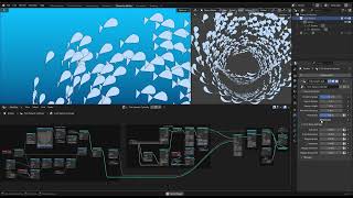 Blender 4.3.0: GPv.3 Fish Swarm