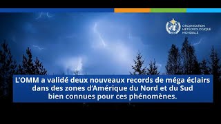 WMO certifies two megaflash lightning records - Animation - French