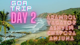 Goa Trip Day2 | Covering maximum Beaches in one Day in north Goa