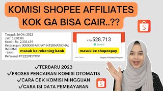 TERBARU! CARA CAIRKAN KOMISI SHOPEE AFFILIATES OTOMATIS MASUK KE SHOPEEPAY/REKENING BANK 2022 2023