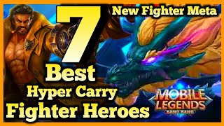 NEW META, HYPER CARRY FIGHTER HEROES, MOBILE LEGENDS, 2020, BEST FIGHTER MLBB, META HERO, SEASON 18