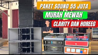 Paket soundsistem 55 jt murah mewah clarity dan horeeg