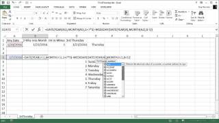 Microsoft Excel Cookbook | Calculating Dates Using Functions