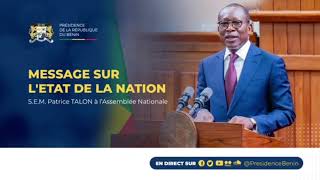 Intégralité du Message sur l'état de la Nation par S.E.M. Patrice TALON