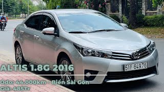 Corolla Altis 1.8G 2016 | Mỗi Năm Chỉ Đi 5000km | Giá Chỉ 4xxTr