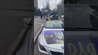 Война в Украине. 14.03.2022 Николаев.Новинка в автопарке полиции BMW 6 cupe.Средняя стоимость 20000$