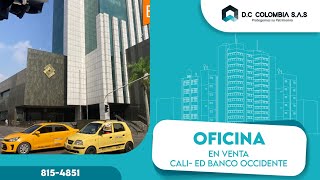 OFICINA EN VENTA CALI EDIFICIO BANCO OCCIDENTE