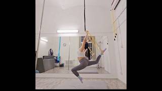 Simple but graceful Aerial hoop flow #aerialhoop  #flyingclass #dancer