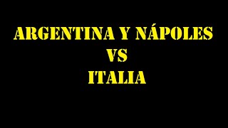 Cuando los napolitanos hincharon por Argentina y Maradona (Italia 1990)