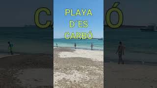 🌅 PLAYA D´ES CARBÓ ( Zona: Colonia de Sant Jordi ) #short #shorts #playas #playasdemallorca #playa