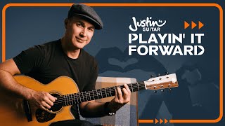 JustinGuitar Playin' It Forward 💙 Free guitars for those in need