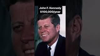 Salaries Of U.S. Presidents Through the Years