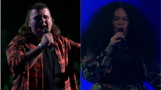 Adam Ludewig vs Elyse Sene-Lefao - Wrecking Ball | The Voice Australia 9 (2020) | Battle Rounds