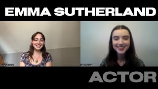 National Youth Theatre? Living in London? First time on set? Short films? Agents? | Emma Sutherland