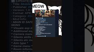 you can find mobile legend mod in Telegram easily IT'S DISGUSTING