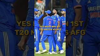 india vs Afghanistan 1st t20 ☠️ || india win the match #cricket #viral