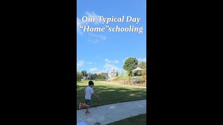 Homeschool: Day in the Life of a Homeschool Family #outwiththeabcs #homeschooling #clt #september