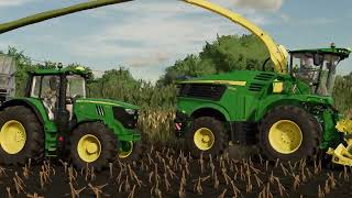 Тракторы и комбайны John Deere | Симулятор фермы 22