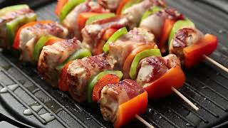 Chicken Bacon Ranch Kebobs