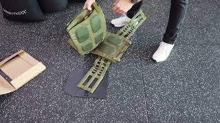 LMX1901.G Crossmaxx® Tactical vest - green - how to