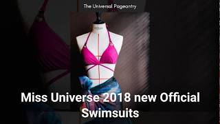 Miss Universe 2018 new Official Swimsuits