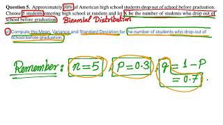 31  Binomial Distribution Part 2