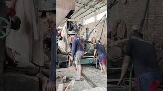 IT'S AMAZING!! BIG WOOD CONQUERED BY WOODSAWS OPERATOR #bigwood #woodsawmill