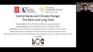 Central banks and climate change: the short and long view