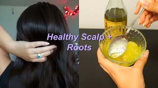 DIY Scalp Scrub for Dandruff + Buildup ♡