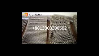 Beautiful sturdy and durable crimped decorative mesh