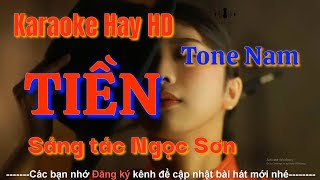 Karaoke Tiền| Tone Nam| Ngọc Sơn| Đẳng Cấp