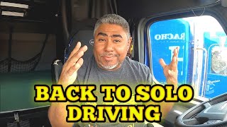 Student No Longer On Truck - Back To Solo Driving