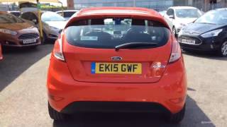 FORD FIESTA ZETEC RED 2015