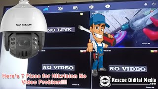 Here’s 7 Fixes for Hikvision No Video Problem! | Quick & Easy Fixes | Rescue Digital Media