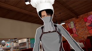 ARMIN VA AL RESTAURANTE DE LEVI (AOT VR ESPAÑOL)