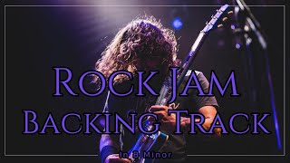 Rock Jam Guitar Backing Track in B Minor