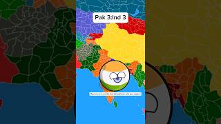 India🇮🇳 vs Pakistan🇵🇰|part 2|#worldprovinces #countryballs #countrys #worldwar