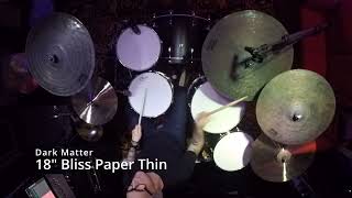 Dream Cymbals - 18" Dark Matter Bliss Paper Thin